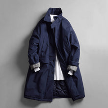 Load image into Gallery viewer, Mid-Length Lapel Loose Fit Casual Silhouette Trench Coat
