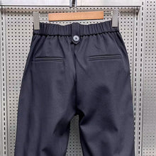 Load image into Gallery viewer, Black Pleated Harem Trousers
