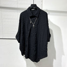 Load image into Gallery viewer, Summer Asymmetric Loose Half Sleeve Shirt
