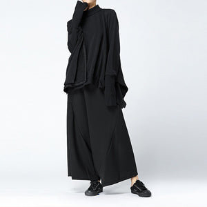 Loose Casual Wide-leg Low-crotch Culottes