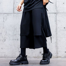 Load image into Gallery viewer, Cropped Culottes Wide Leg Casual Pants
