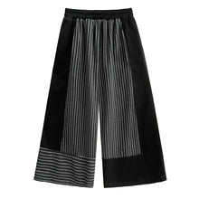 Load image into Gallery viewer, Contrast Color Casual Wide-leg Striped Straight Pants

