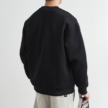 Load image into Gallery viewer, Line Embroidery Crew Neck Sweatshirt
