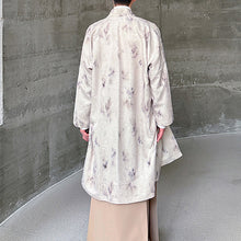 Load image into Gallery viewer, Mid-length Cardigan Long-sleeved Loose Shirt
