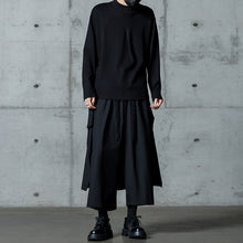 Load image into Gallery viewer, Ribbon Loose Wide-leg Cropped Culottes
