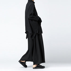 Loose Casual Wide-leg Low-crotch Culottes