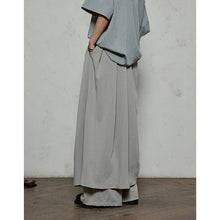 Load image into Gallery viewer, Double-layer Irregular Pleated Retro Skirt Pants

