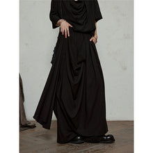 Load image into Gallery viewer, Double-layer Irregular Pleated Retro Skirt Pants
