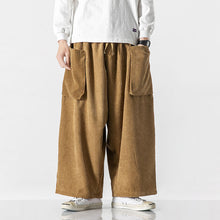 Load image into Gallery viewer, Corduroy Drape Straight Wide-leg Pants
