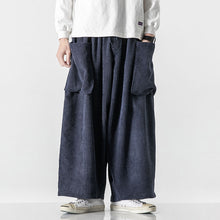 Load image into Gallery viewer, Corduroy Drape Straight Wide-leg Pants
