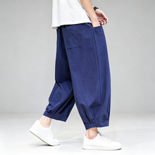 Load image into Gallery viewer, Cropped Waist-Defined Wide Leg Pants
