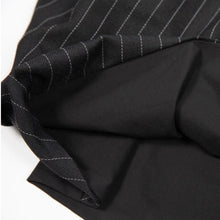 Load image into Gallery viewer, Irregular Striped Patchwork Elastic Waist Culottes
