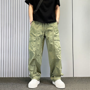 American Loose Straight Wide-leg Scimitar Overalls