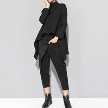 Load image into Gallery viewer, Irregular Loose Swallowtail Long-Sleeve T-Shirt
