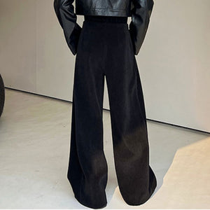 Winter Straight Wide Leg Pants