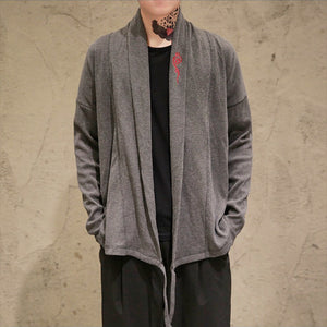 Casual Cardigan Embroidered Sweater