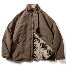 Load image into Gallery viewer, Double-sided Retro Polar Fleece Plus Velvet Warm Jacket
