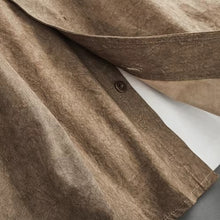 Load image into Gallery viewer, Retro Irregular Placket Casual Shirt
