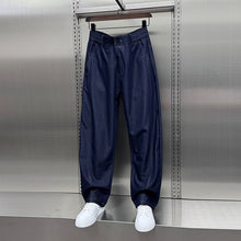 Load image into Gallery viewer, Ice Silk Drape Scimitar Loose Jeans
