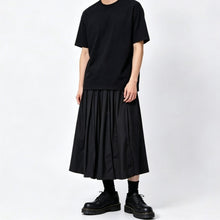 Load image into Gallery viewer, High-Waisted Pleated Wide-Leg Culottes Skirt-Pants
