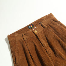 Load image into Gallery viewer, Retro Corduroy Straight-leg Casual Pants
