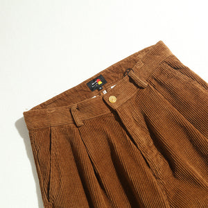 Retro Corduroy Straight-leg Casual Pants