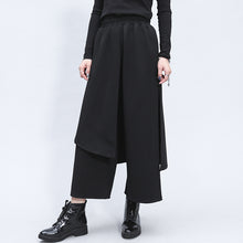 Load image into Gallery viewer, Irregular Fake Two Piece Stitching Loose Wide Leg Pants
