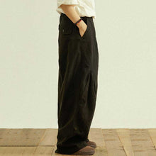 Load image into Gallery viewer, Japanese Retro Silhouette Loose-fitting Pleated Pants
