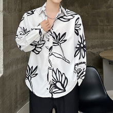 Load image into Gallery viewer, Printed Long Sleeve Loose Shirt
