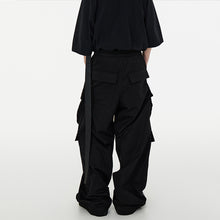Load image into Gallery viewer, Drawstring Wide-leg Loose-fitting Flared Pants

