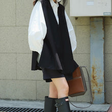 Load image into Gallery viewer, V-neck Oblique Button Loose Suit Vest
