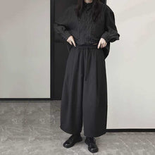 Load image into Gallery viewer, Patchwork Casual Wide-Leg Suit Lantern Pants

