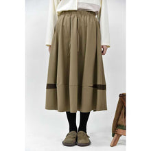 Load image into Gallery viewer, Women's Cracked Color Block Flower Tulip Skirt
