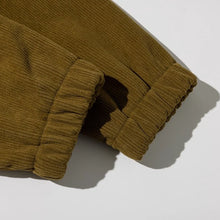 Load image into Gallery viewer, Retro Corduroy Color-blocked Hoodie Sweatshirt
