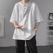 Load image into Gallery viewer, Drapey Loose Cotton Linen T-shirt
