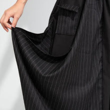Load image into Gallery viewer, Irregular Striped Patchwork Elastic Waist Culottes
