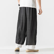 Load image into Gallery viewer, Double-layered Wide-leg Loose Trousers
