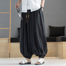 Load image into Gallery viewer, Loose Draped Ankle Tied Casual Harem Pants

