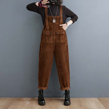 Load image into Gallery viewer, Autumn and Winter Retro Straight Overalls

