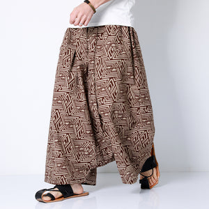 Loose Drop Crotch Harem Pants