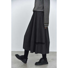 Load image into Gallery viewer, Women's Cracked Color Block Flower Tulip Skirt

