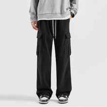 Load image into Gallery viewer, Warm Corduroy Straight-leg Trousers
