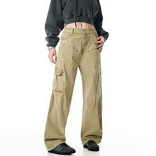 Load image into Gallery viewer, American Retro Overalls Loose Wide-leg Trousers
