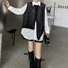 Load image into Gallery viewer, Irregular Hollow Sleeveless Vest
