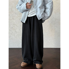 Load image into Gallery viewer, High-waisted Elasticated Casual Straight Trousers
