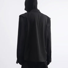 Load image into Gallery viewer, Loose-Fit Shirt with Industrial Metal Detail
