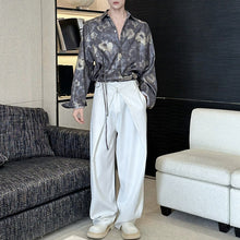 Load image into Gallery viewer, 3D Dual Waistbands Loose Wide-leg Trousers
