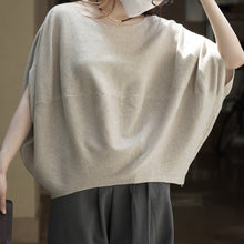 Load image into Gallery viewer, Sleeveless Crew Neck Loose Sweater
