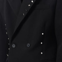 Load image into Gallery viewer, Structured-shoulder Blazer with A Sculptural Silhouette
