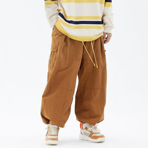 Multi-pocket Loose Harem Pants